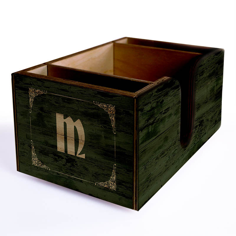 Customizable Wooden Bar Caddy - Irish Pub