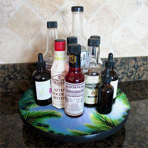 Lazy Susan - SKY & TREES - 3 Different Sizes - For Kitchen Table Top