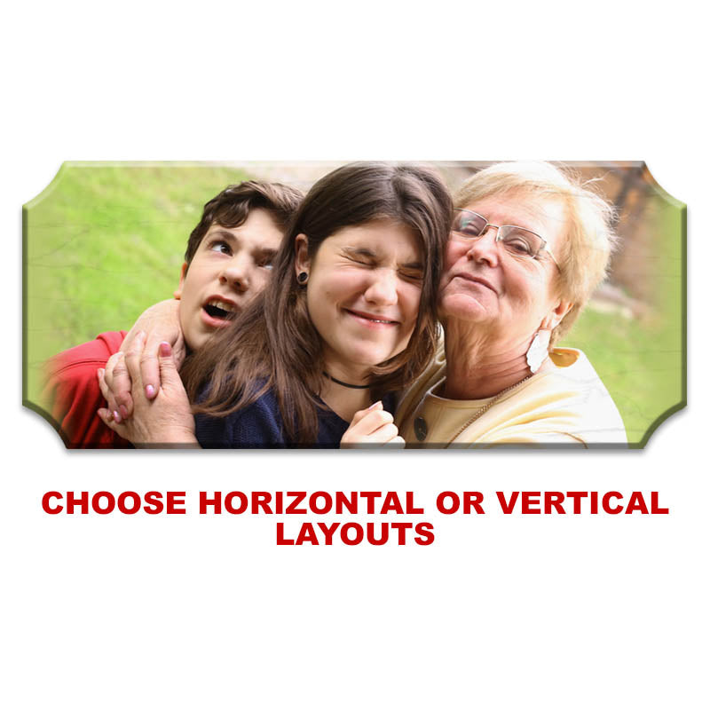 UPLOAD YOUR PHOTO - Personalized Wood Plaque Sign - 5.5" x 11"