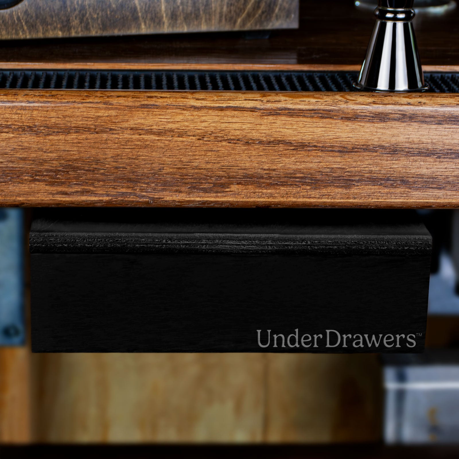 UnderDrawers™ - Undermount Salt Rim Drawer For Bar - Black