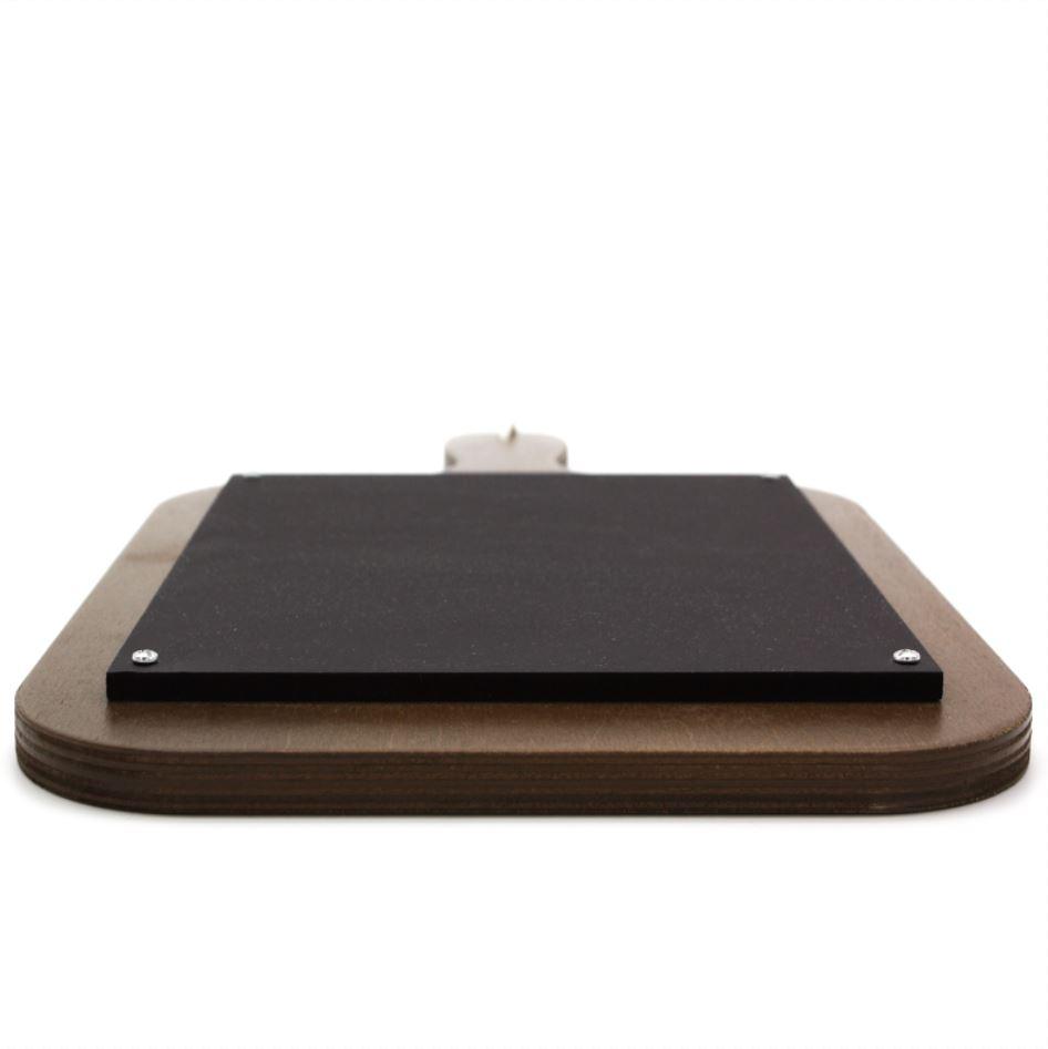 WOOD PLAQUE MENU - CUTTING BOARD SHAPED CHALKBOARD - STAIN