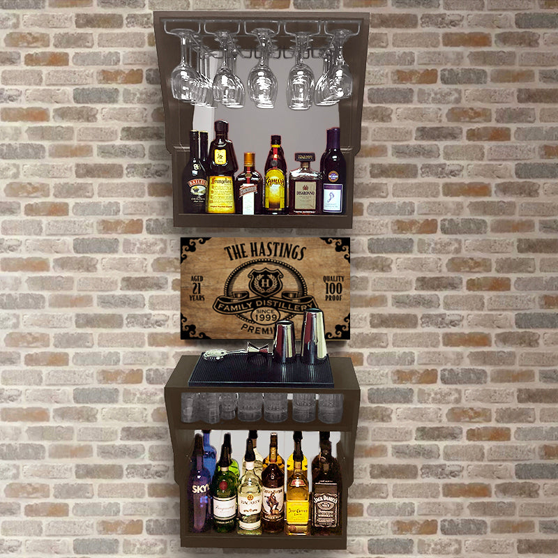 WalBAR™ 3 Piece - CUSTOMIZABLE - 24 inch - Distillery Design