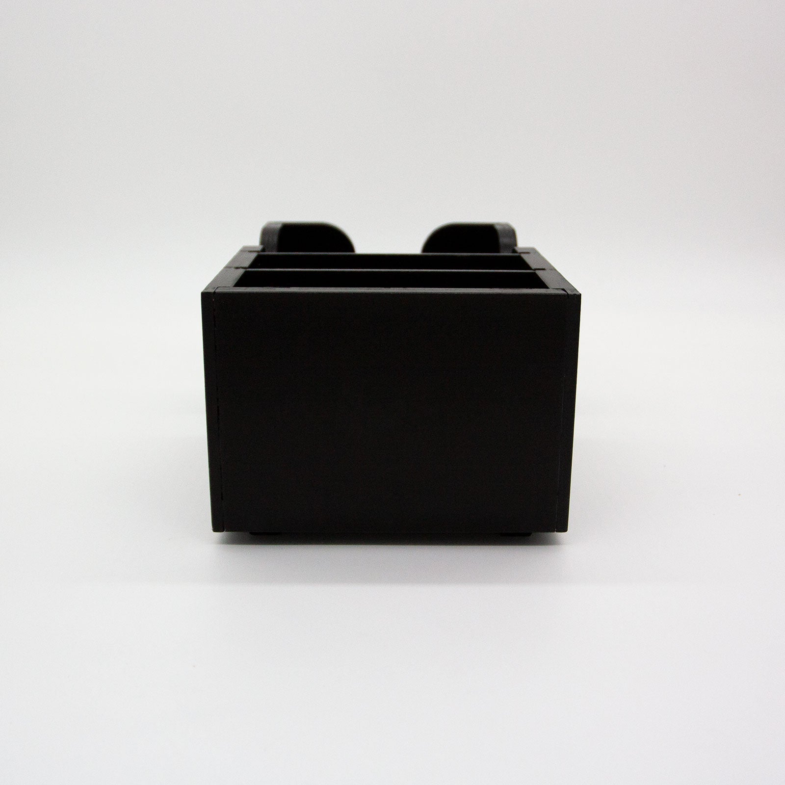 Wooden Bar Top Napkin Caddy - Black Stain