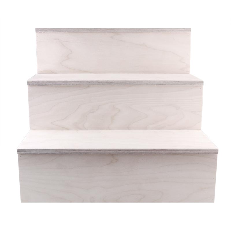 Wooden Liquor Bottle Shelves - Handcrafted in the USA - 3 Tier - Natural - Size Variants