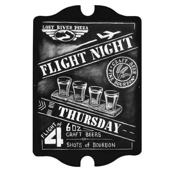 Chalkboard Wood Tavern Sign