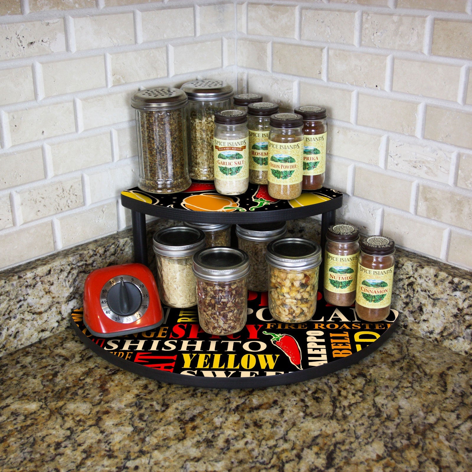 Counter Caddies™ - "PEPPER" Themed - 7" Height