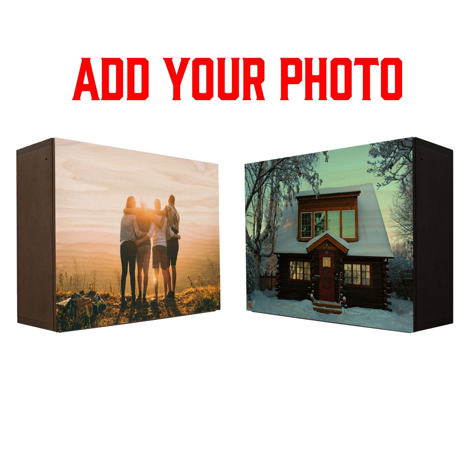 Custom Murphy Walbar™ - 24x18 Upload Your Photo - Black or Stain Finish