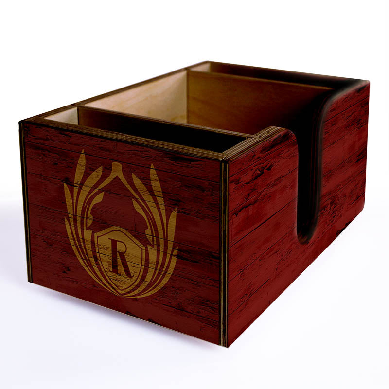 Customizable Wooden Bar Caddy - Brewing Company