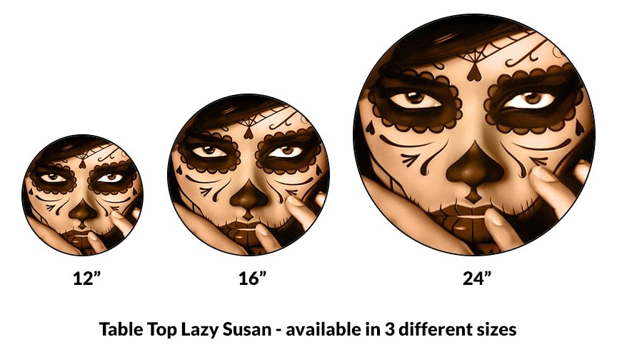 Lazy Susan - PRISCILA - 3 Different Sizes - For Kitchen Table Top