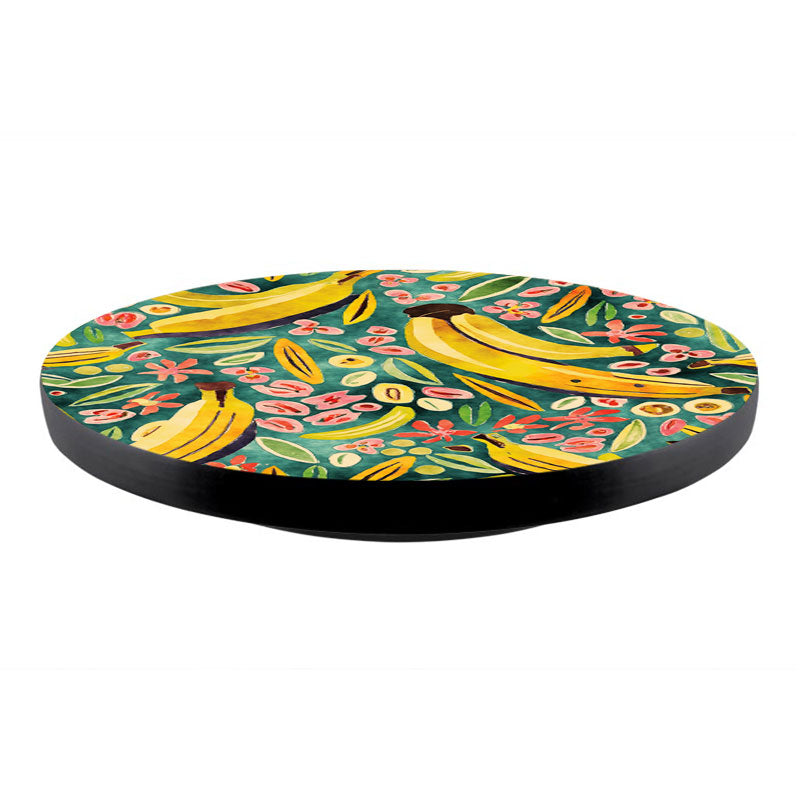 Lazy Susan - Watercolor Fruit - Banana