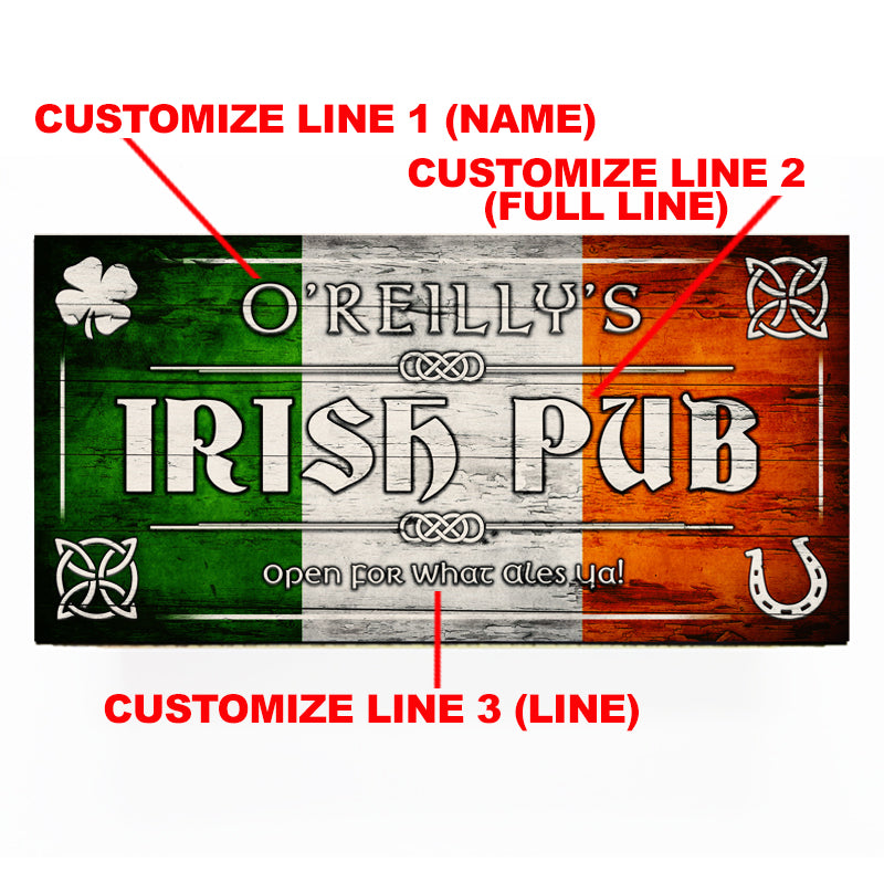 MURPHY WALBAR™ - CUSTOMIZABLE IRISH PUB DESIGN