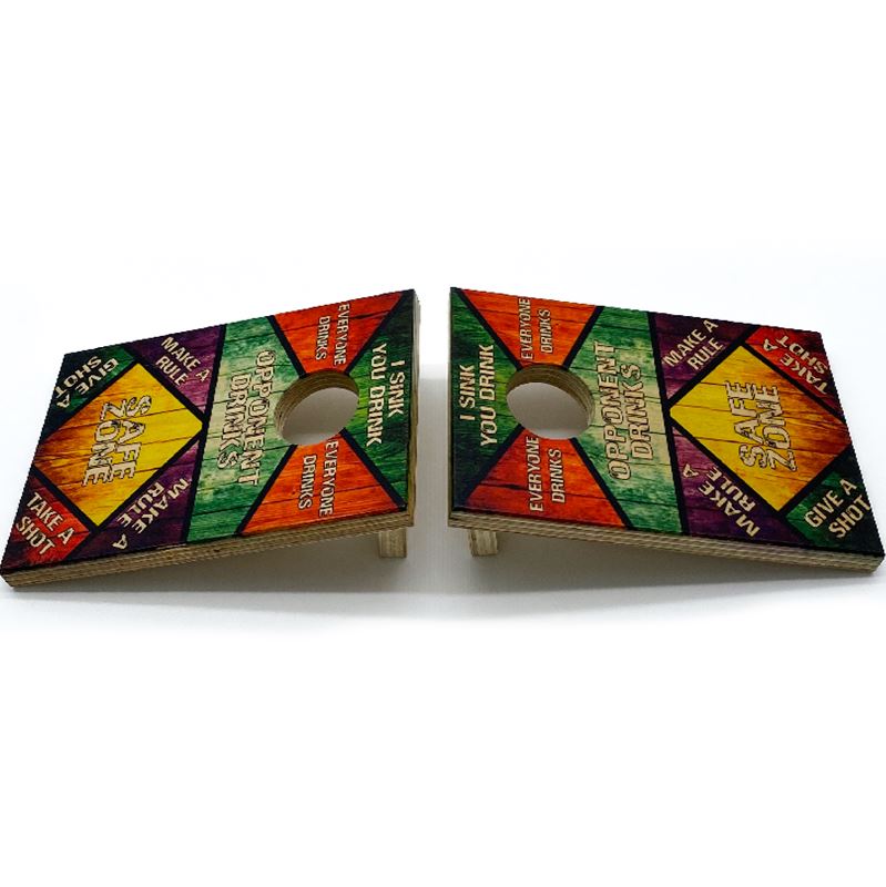 Quarter Master - Tabletop Cornhole Game with Quarters - Zones (2 Boards)