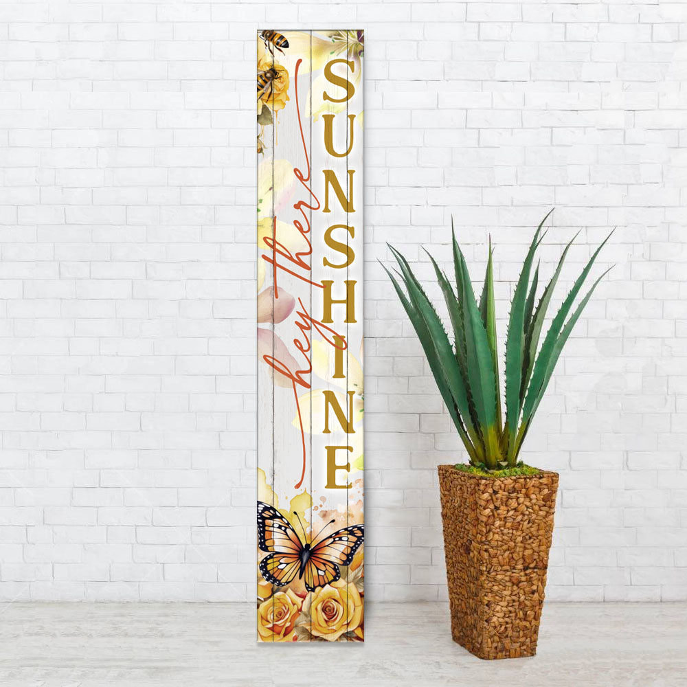 Vertical Porch Sign / Summer Collection Porch Signs / 8x46 Wooden Signs / Design Options