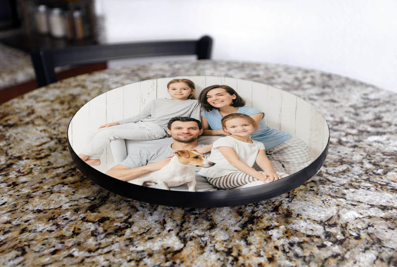 UPLOAD YOUR PHOTO - Personalized Lazy Susan - 3 Size Options